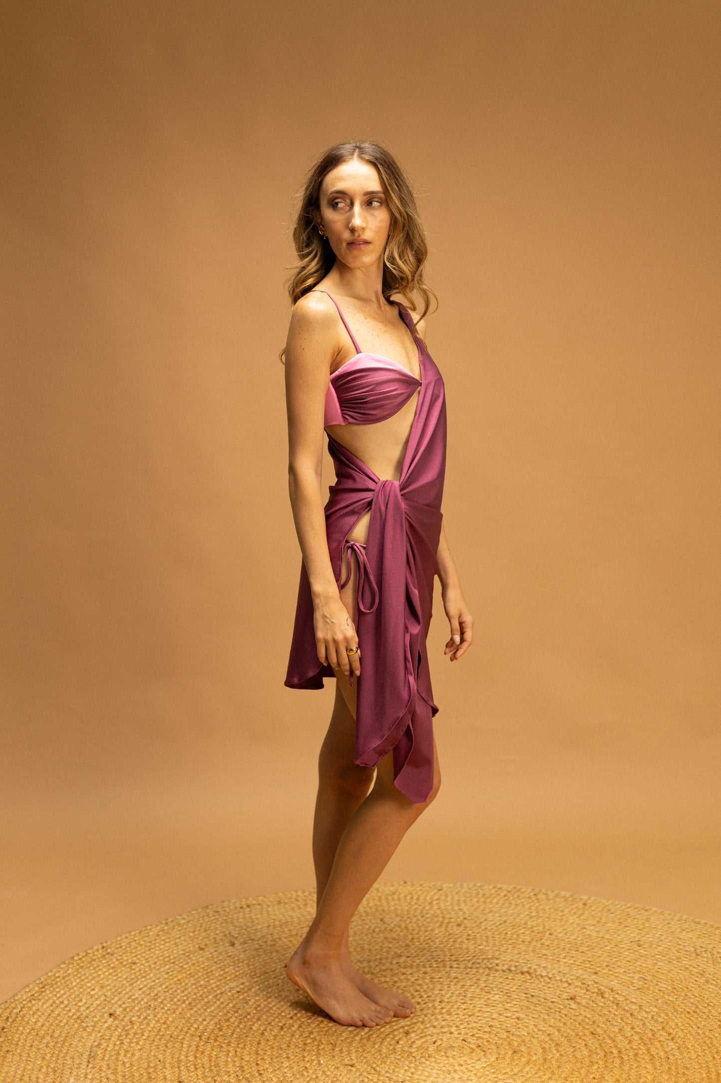 Kaia Cover Up Burgundy