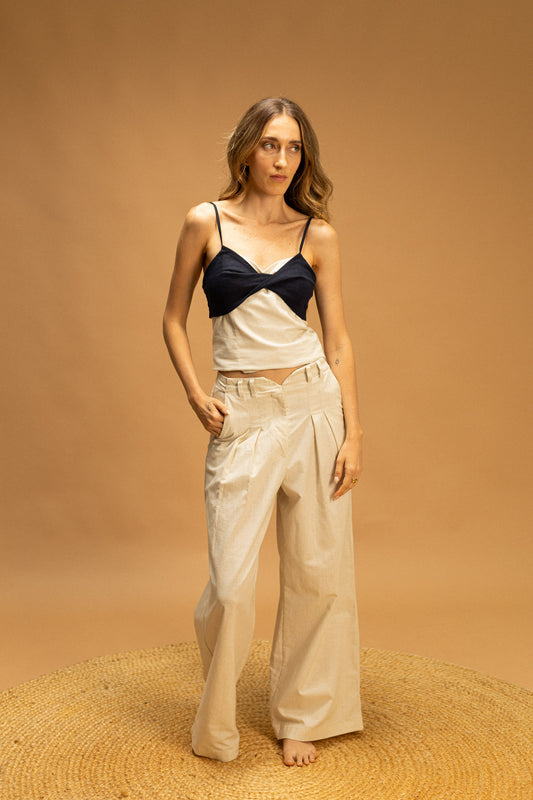 Vela String Top Marine Blue