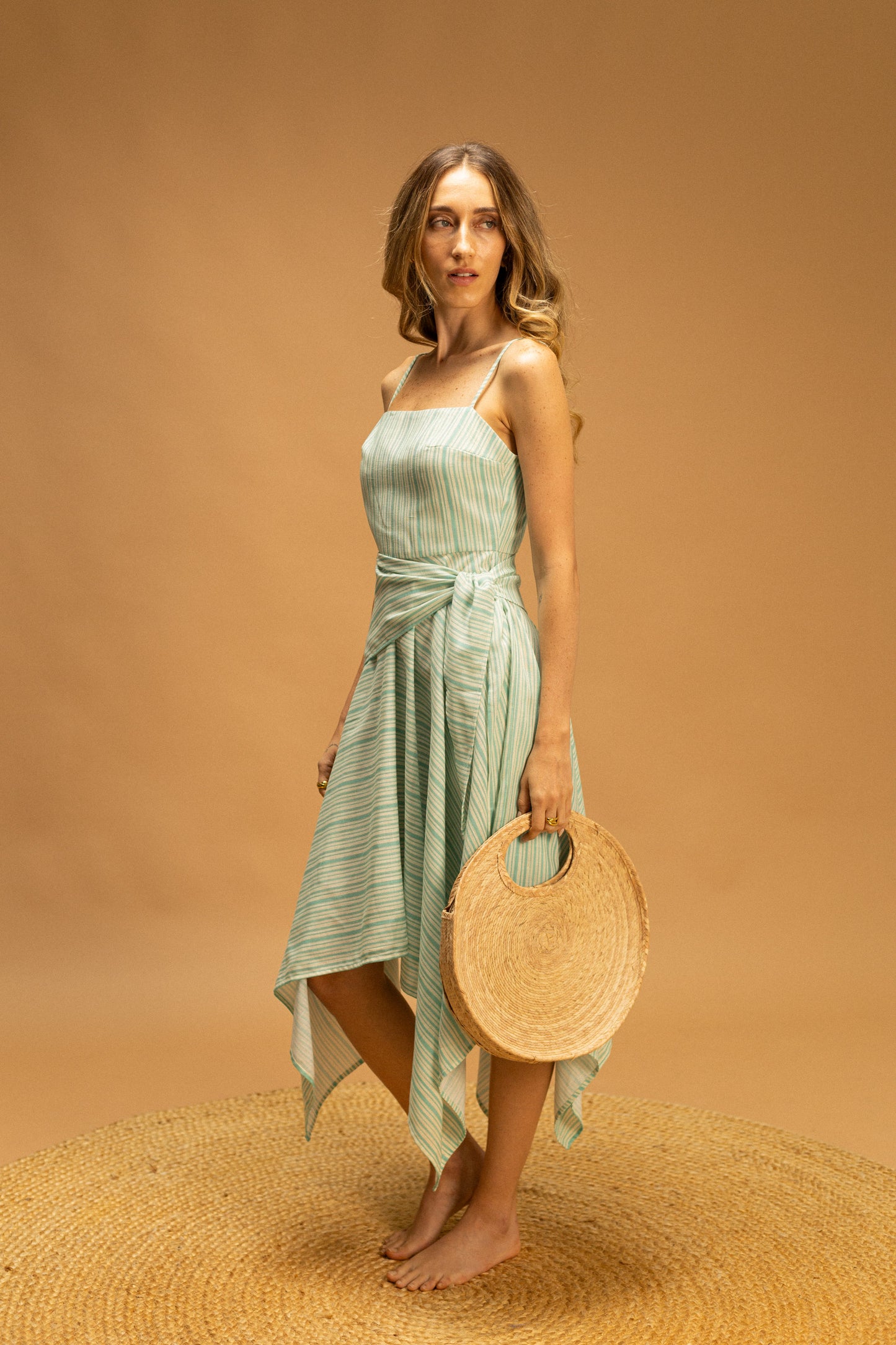 Mila Dress Turquoise