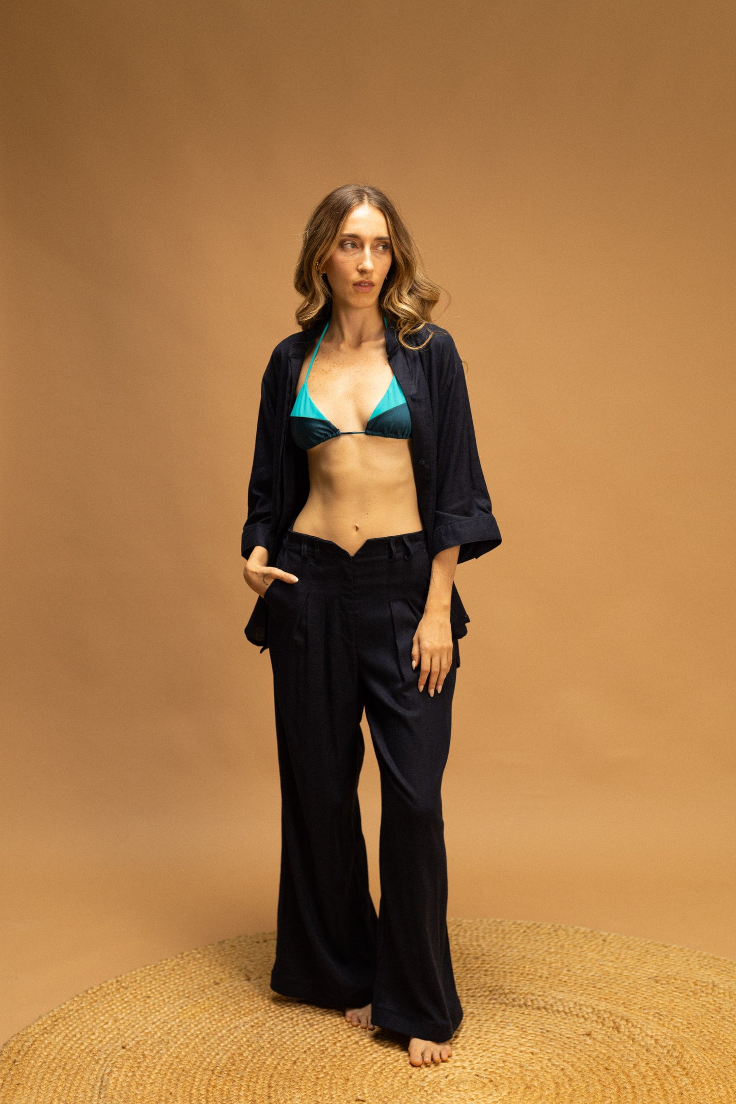 Eva Pants Marine Blue