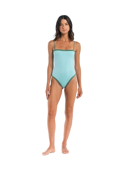 Tina One-piece Cyan