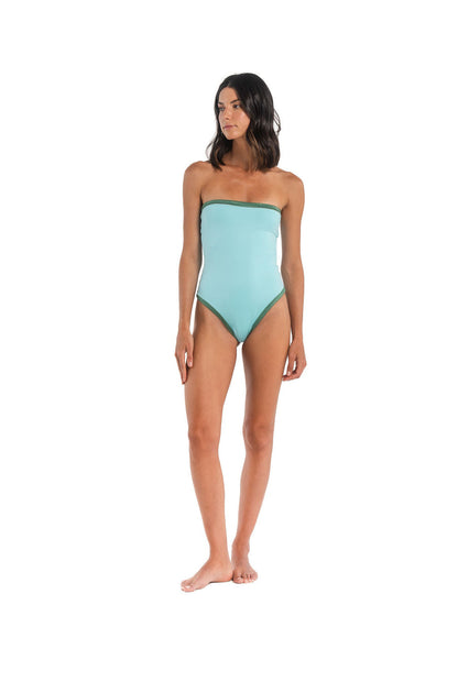 Tina One-piece Cyan