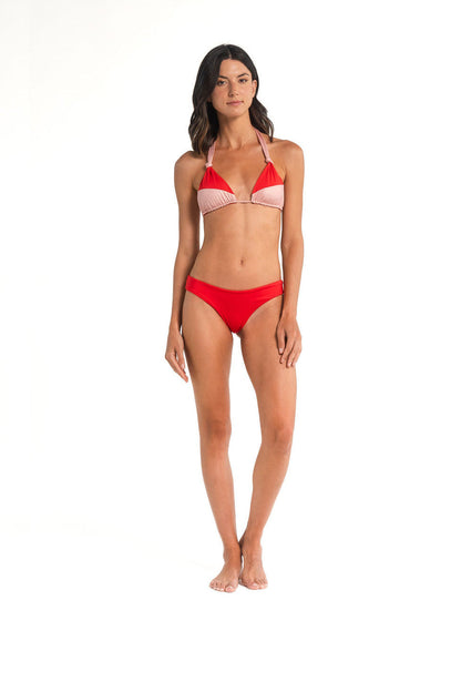 Senia Triangle Bikini Red