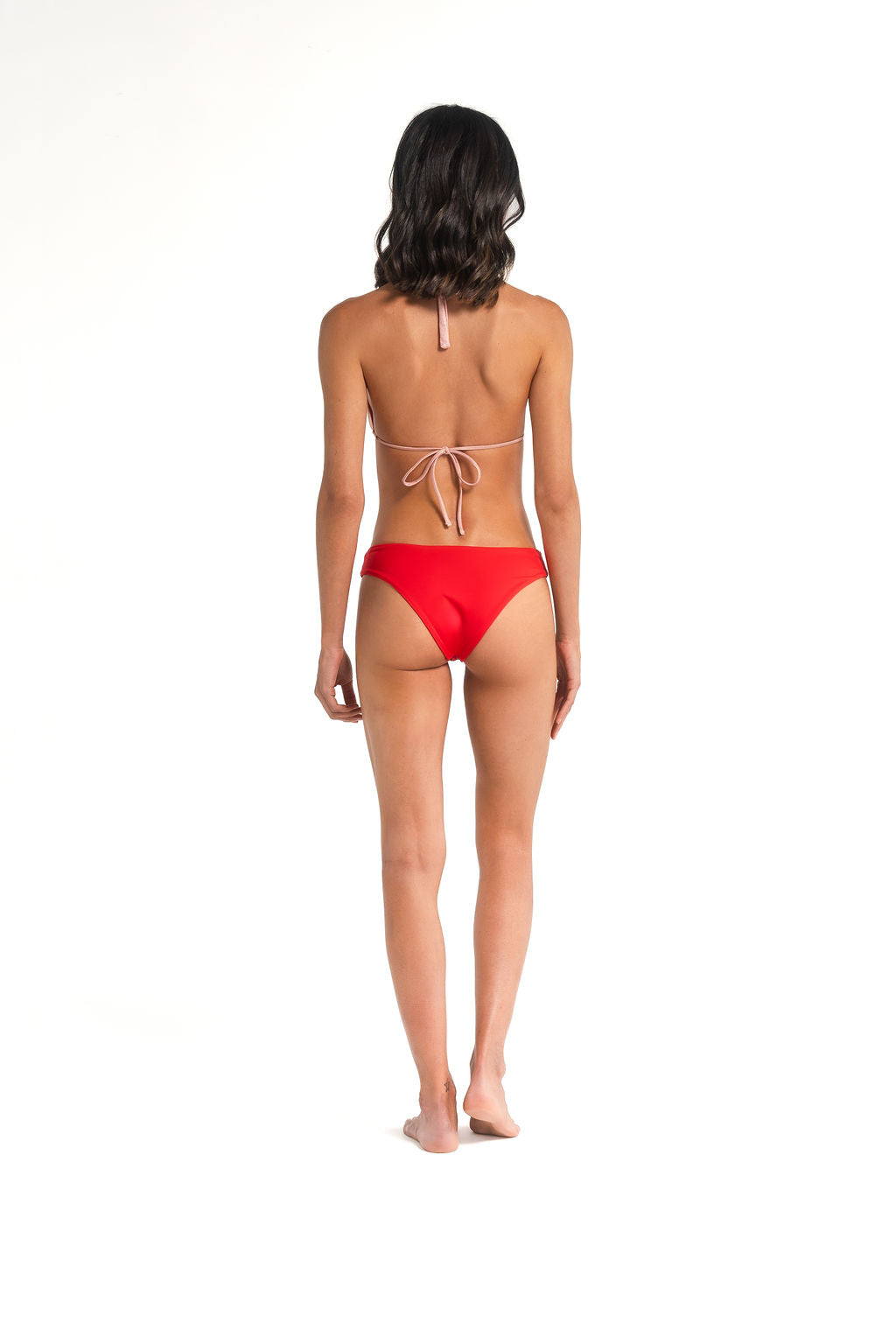 Senia Triangle Bikini Red
