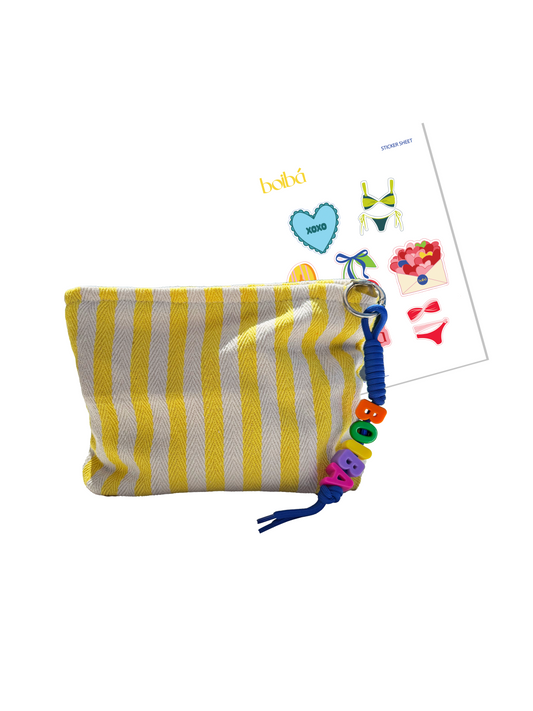 ‍FREE GIFT- boibá cosmetic bag + stickers (100% off)