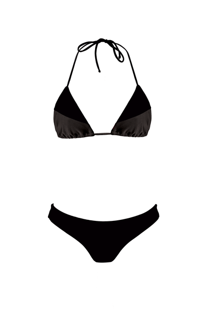 Vega Triangle Bikini Black