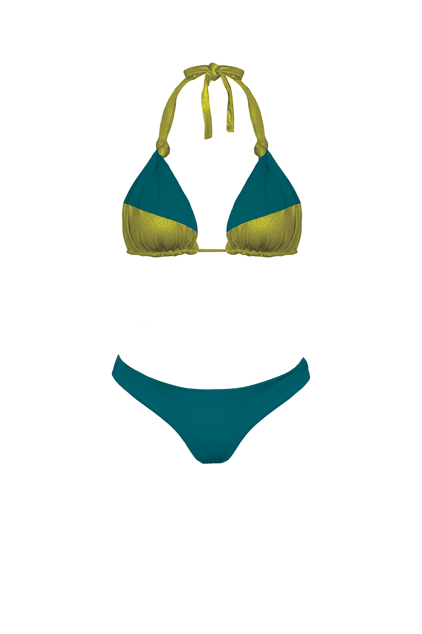 Senia Triangle Bikini Aqua